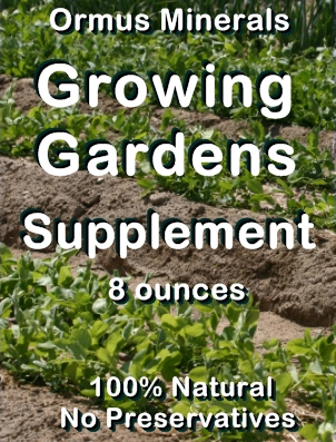 Ormus Minerals j-Growing GARDENS Supplement
