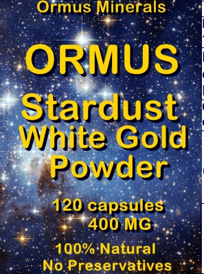 Ormus Minerals -ORMUS Stardust White Gold (capsules)